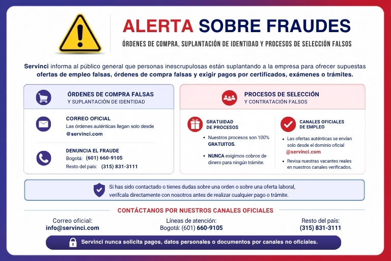 Aviso Servinci